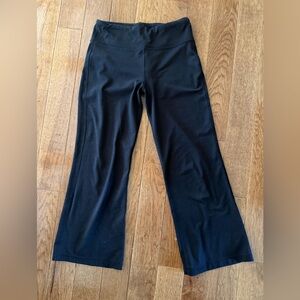 Athleta Girl Black Chit Chat Kick Flare Capri Pants Size XL/14